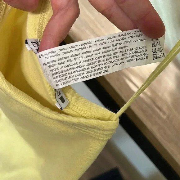 Zara One Shoulder Cropped Tank M/L - Picture 3 of 4